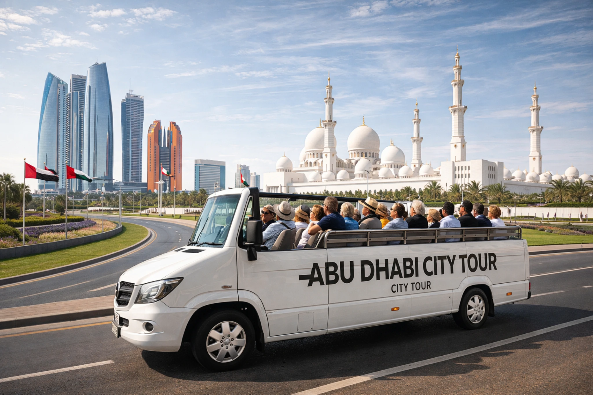 Abu Dhabi City Tour - Sheikh Zayed Grand Mosque and Ferrari World